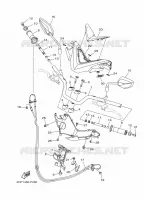 GUIDON ET CABLES pour Yamaha NMAX 2019
