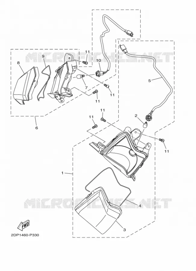 CLIGNOTANT 1 Yamaha SCOOTER 150 2019 NMAX  GPD150-A
