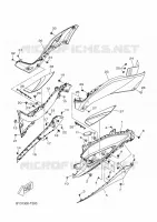 SUPPORT / REPOSE PIEDS 2 pour Yamaha XMAX 2019