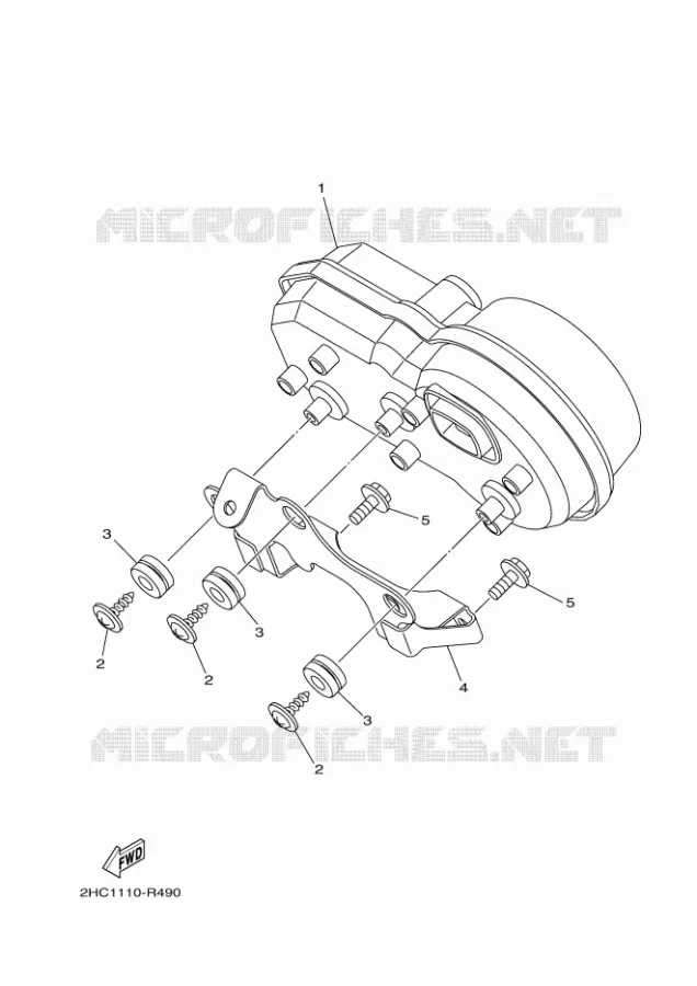 COMPTEUR  Yamaha SIDE BY SIDE 1000 2019 YXZ  YXZ1000ETS/YXZ10YESKL