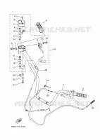 GUIDON ET CABLES pour Yamaha KODIAK 2019