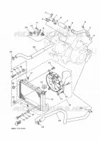 RADIATEUR / DURITES pour Yamaha KODIAK 2019