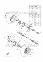 ROUE AVANT pour Yamaha KODIAK 2019