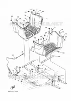 SUPPORT / REPOSE PIEDS pour Yamaha KODIAK 2019