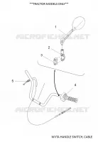 WVTA COMMODO / CABLE pour Yamaha KODIAK 2019