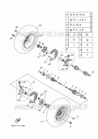 ROUE AVANT pour Yamaha KODIAK 2019
