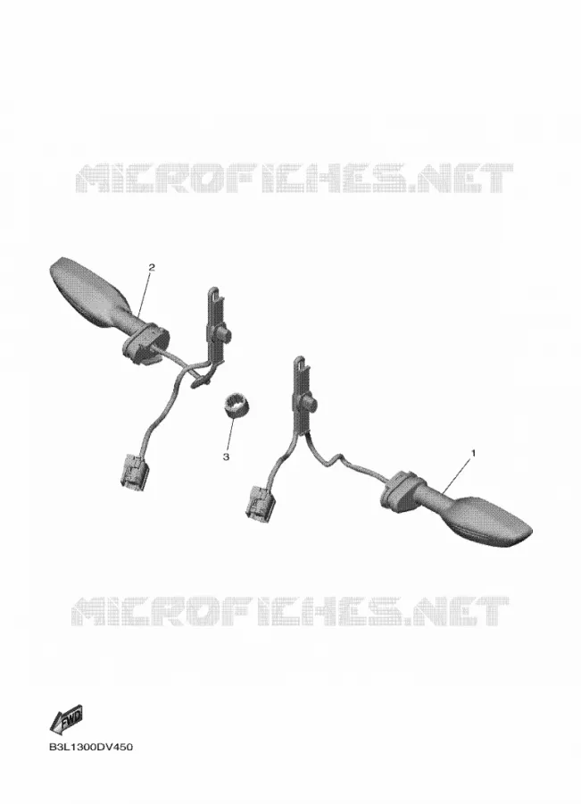 CLIGNOTANT Yamaha MOTO 1000 2020 R1  YZF1000