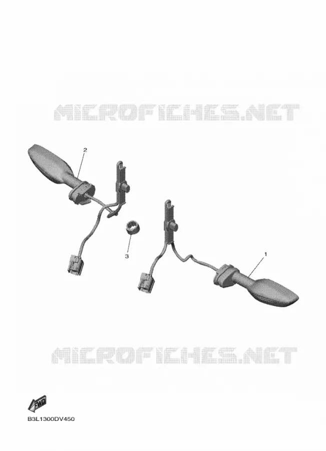 CLIGNOTANT Yamaha MOTO 1000 2020 R1  YZF1000