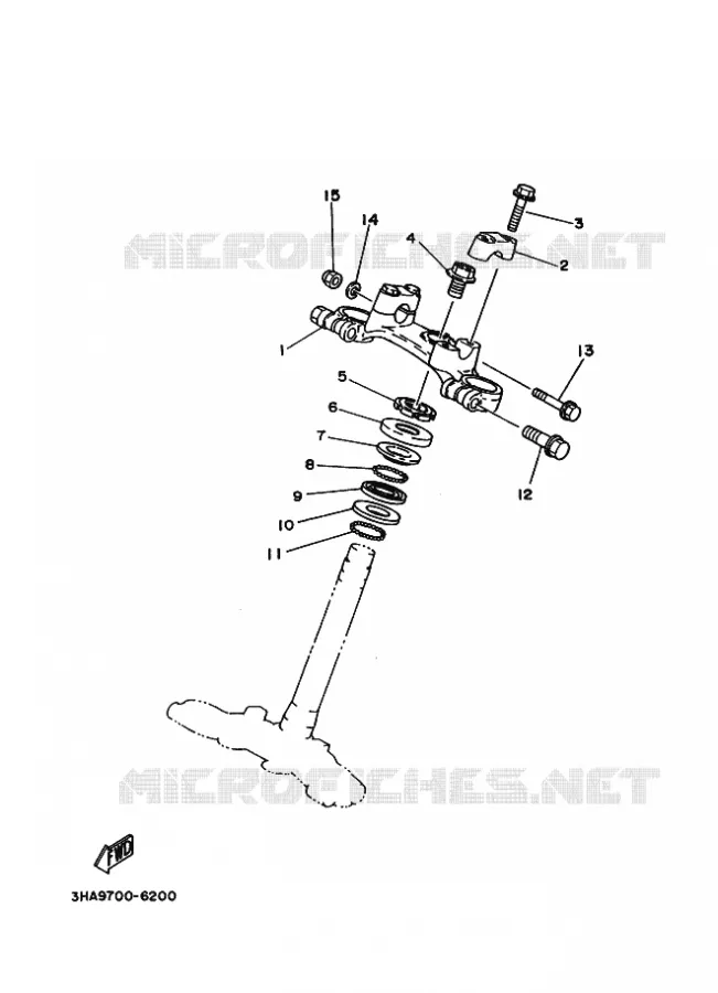 DIRECTION Yamaha MOTO 100 1996 AG  AG100F