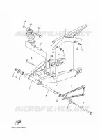 BRAS OSCILLANT / AMORTISSEUR pour Yamaha MT 2020