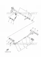 AXE DE SELECTEUR / PEDALE pour Yamaha MT 2020