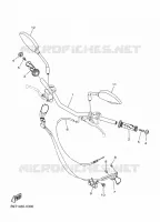 GUIDON ET CABLES pour Yamaha MT 2020