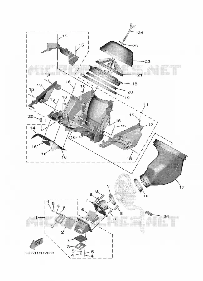 ADMISSION Yamaha MOTO 65 2020 YZ  YZ65