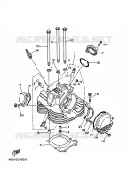 CULASSE pour Yamaha KODIAK 1996