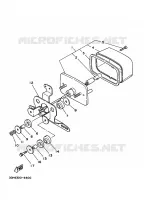 FEU ARRIERE 2 pour Yamaha KODIAK 1996