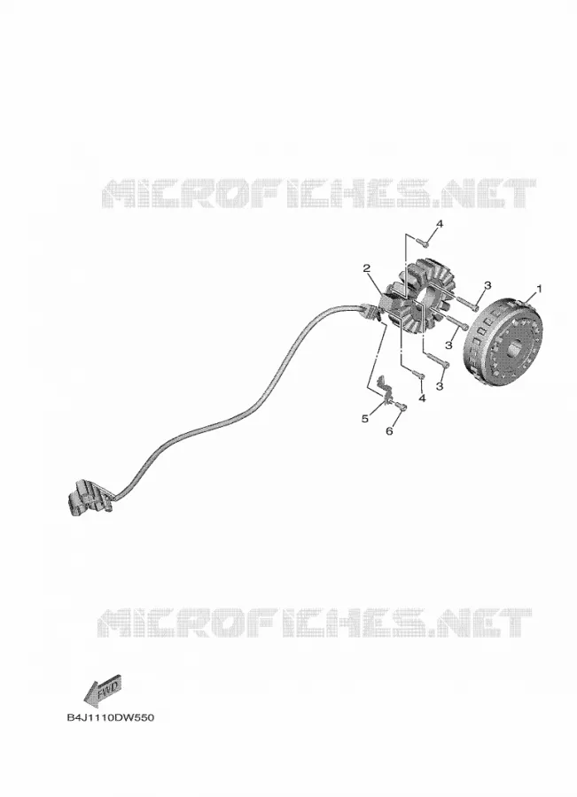 GENERATEUR Yamaha SIDE BY SIDE 1000 2021 WOLVERINE  YXE1000EW/YX10EPAM
