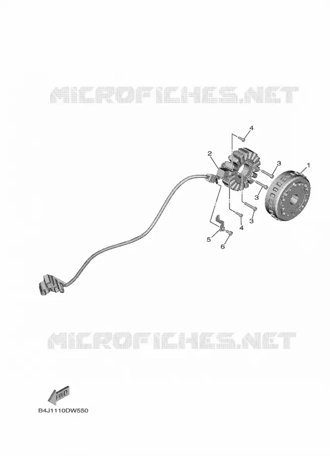 GENERATEUR Yamaha SIDE BY SIDE 1000 2021 WOLVERINE  YXF1000EWS/YX10FPSM