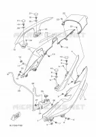 COUVERCLE LATERAL pour Yamaha XMAX 2020