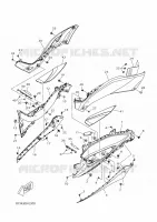 SUPPORT / REPOSE PIEDS 2 pour Yamaha XMAX 2020
