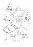 SUPPORT / REPOSE PIEDS pour Yamaha XMAX 2020