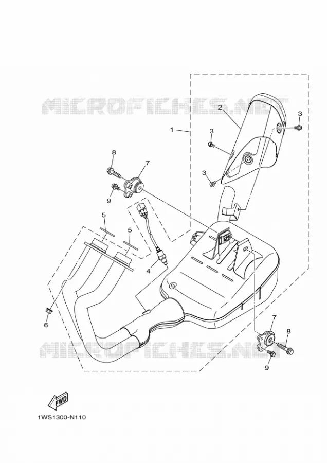 ECHAPPEMENT Yamaha MOTO 700 2020 MT  MTN690-U