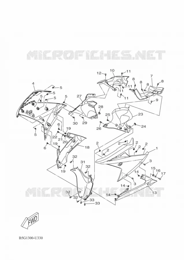 PROTEGE JAMBES Yamaha MOTO 125 2020 R125  YZF125-A