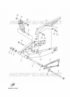 BRAS OSCILLANT / AMORTISSEUR pour Yamaha MT 2020