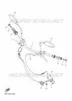 GUIDON ET CABLES pour Yamaha MT 2020