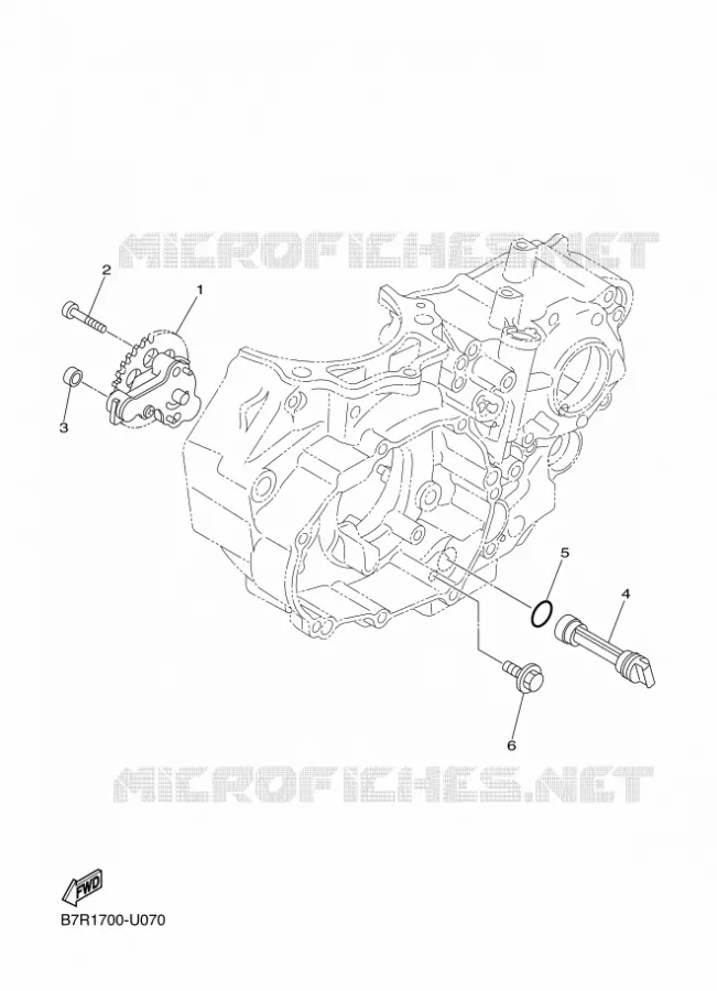 POMPE A HUILE Yamaha MOTO 450 2020 WRF  WR450F
