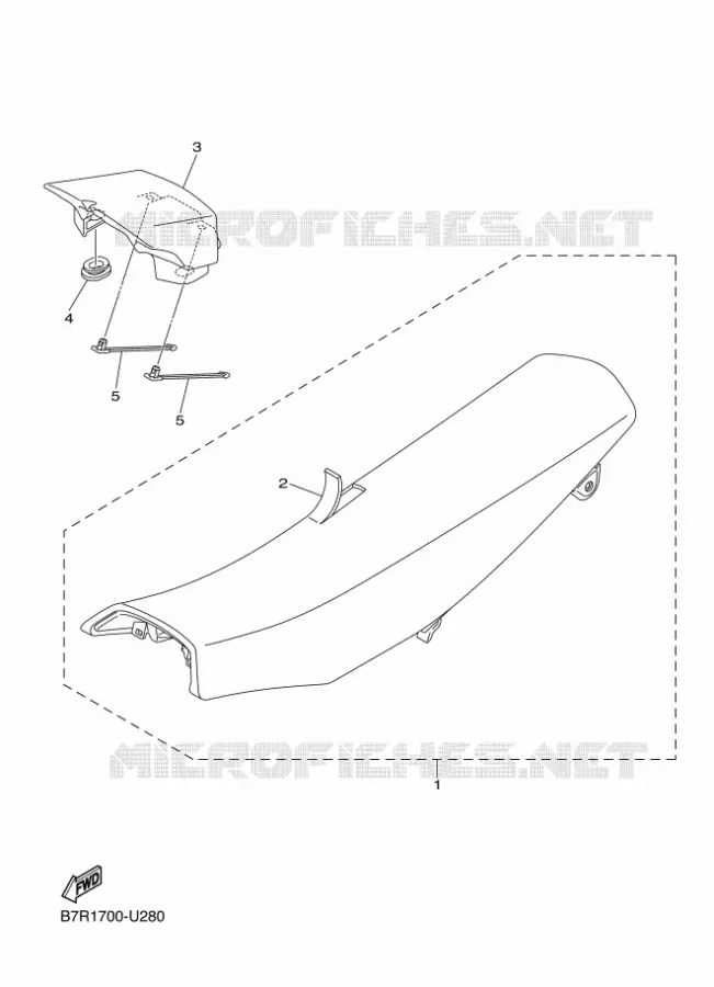SELLE Yamaha MOTO 450 2020 WRF  WR450F