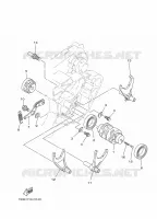 BARILLET DE SELECTION / FOURCHETTES pour Yamaha YZ 2020