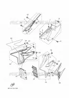 COUVERCLE LATERAL pour Yamaha YZ 2020