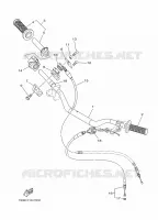 GUIDON ET CABLES pour Yamaha YZ 2020