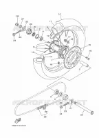 ROUE ARRIERE pour Yamaha YZ 2020