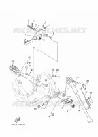 SUPPORT / REPOSE PIEDS pour Yamaha YZ 2020