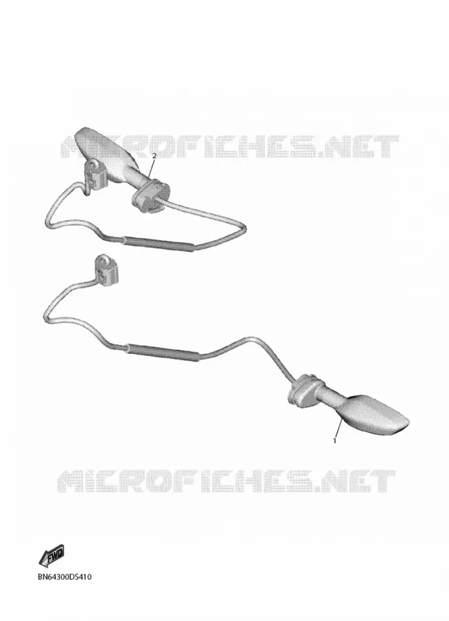 CLIGNOTANT Yamaha MOTO 600 2020 R6  YZF600