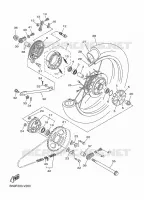 ROUE ARRIERE pour Yamaha YBR 2020