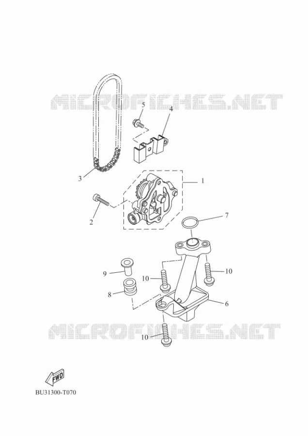 POMPE A HUILE Yamaha MOTO 700 2020 TENERE  XTZ690