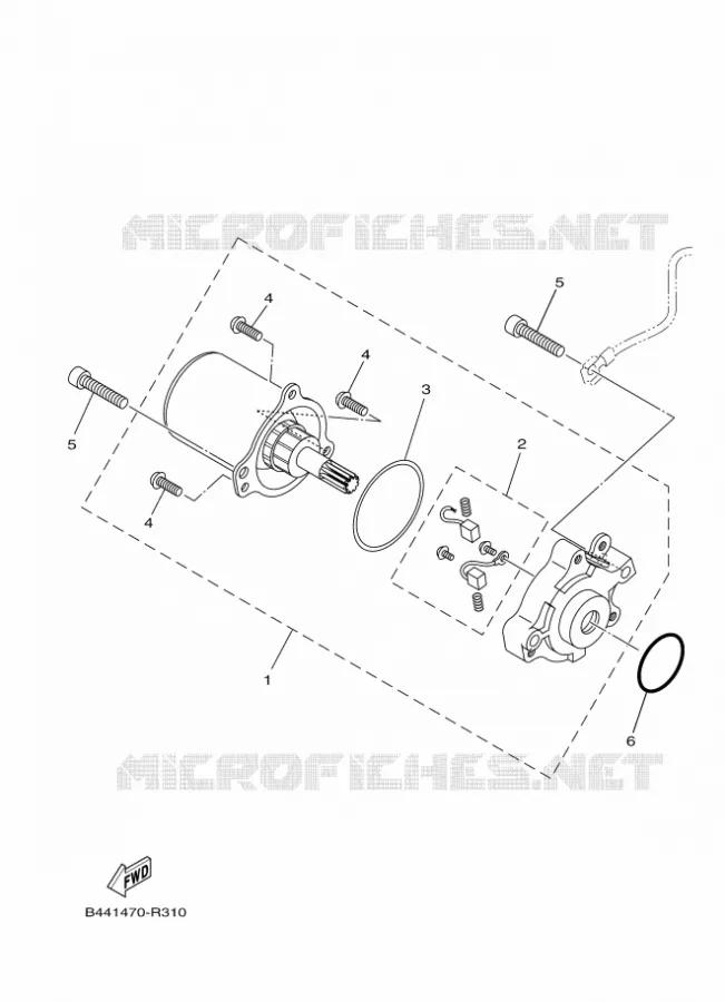 DEMARREUR Yamaha MOTO 110 2020 CRUX  YD110D-4