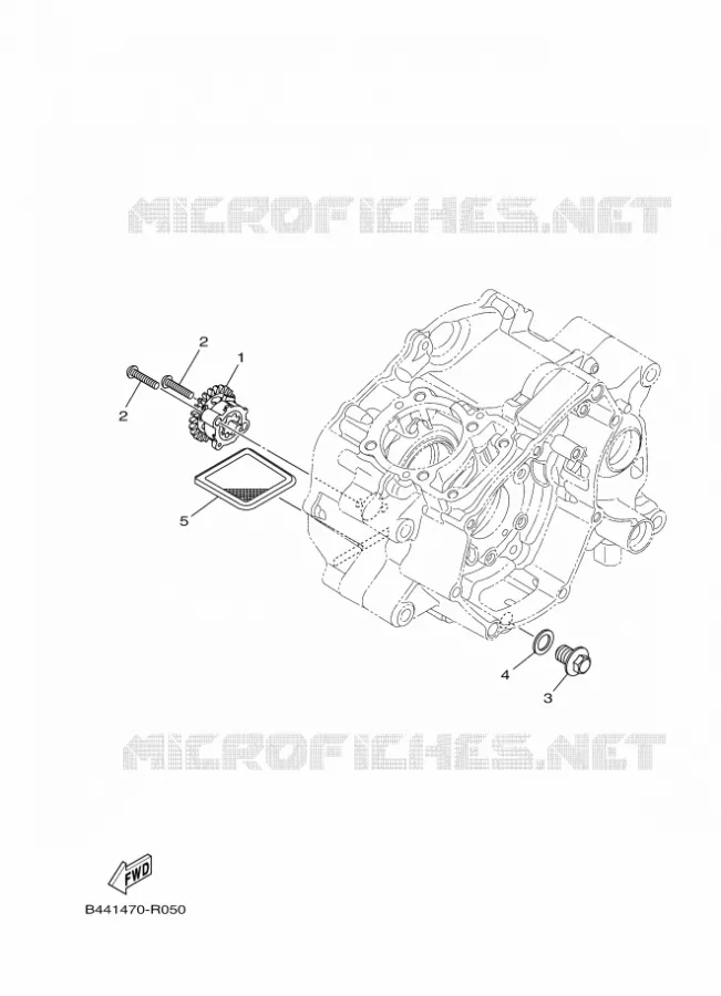 POMPE A HUILE Yamaha MOTO 110 2020 CRUX  YD110D-4