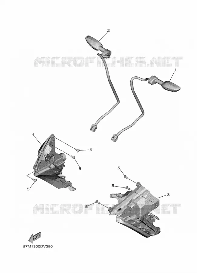 CLIGNOTANT Yamaha SCOOTER 560 2020 TMAX  XP560E-A