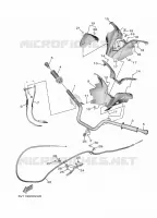 GUIDON ET CABLES pour Yamaha TMAX 2020