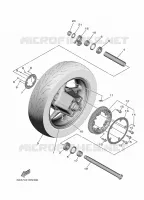 ROUE ARRIERE pour Yamaha TMAX 2020