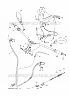 GUIDON ET CABLES pour Yamaha TRICITY 2020