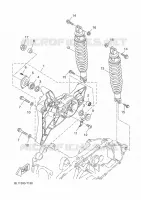 BRAS OSCILLANT / AMORTISSEUR pour Yamaha XMAX 2020