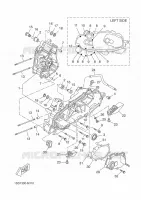 CARTER MOTEUR pour Yamaha XMAX 2020