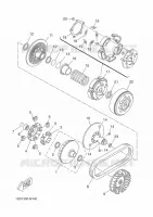 EMBRAYAGE DE DEMARREUR pour Yamaha XMAX 2020