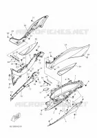 SUPPORT / REPOSE PIEDS 2 pour Yamaha XMAX 2020