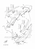 COUVERCLE LATERAL pour Yamaha XMAX 2020