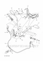 GUIDON ET CABLES pour Yamaha XMAX 2020